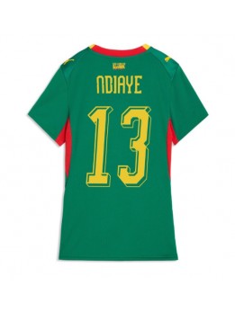 Billige Senegal Iliman Ndiaye #13 Bortedrakt Dame VM 2026 Kortermet Billige Senegal Iliman Ndiaye #13 Bortedrakt Dame VM 2026 Kortermet